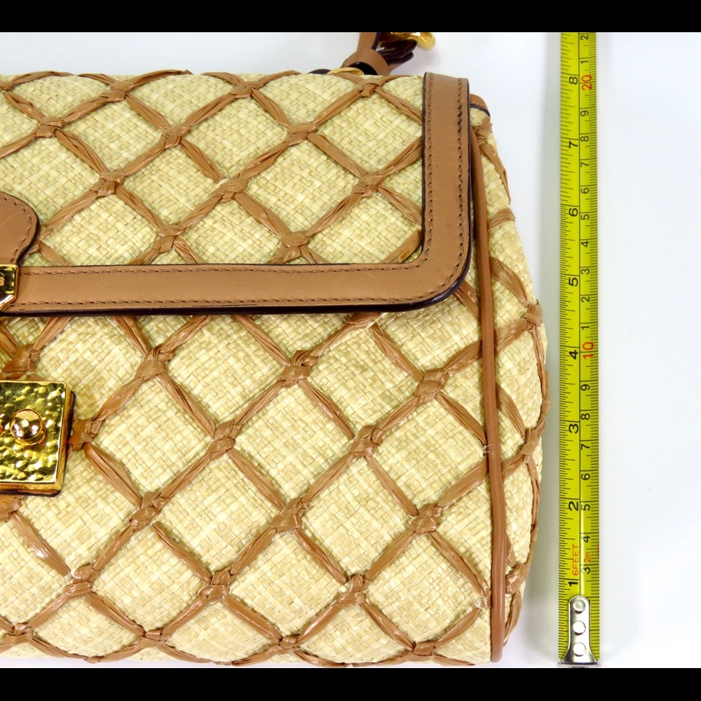Womens Marc Jacobs Collection Raffia Baroque Shoulder Bag Small - Picture 6 of 14